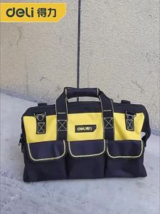 deli | Túi Đựng Dụng Cụ Dung Tích Lớn Deli - Túi Đựng Dụng Cụ Thợ Điện Dày Dặn Chống Mài Mòn Dành Cho Dụng Cụ 13/16/17/18 Inch