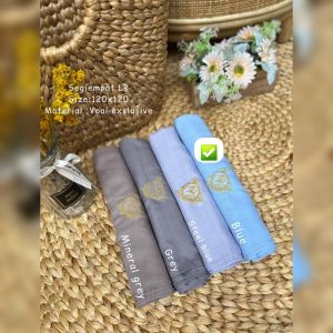 Hijab by LR kerudung segi empat voal 120x120