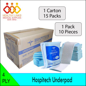 Camsterile 5 Layer (1 Carton 10 Packs) Disposable Underpad (1 Pack 10 Pieces)