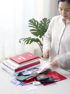 Tas Dokumen Penting Anti Air Seperti Sertifikat Organizer Three Layer With Password Lock Size Jumbo