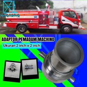 Adaptor Pemadam Machino Male Cowok Drat Dalam Ukuran 2inch x 2inch