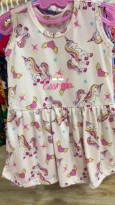 Dress for kids SANDO ( baby girl dress sando for kids children ootd summer outfit cotton colorful )