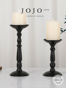 American Style Black Iron Art Candle Holder Romantic Vintage Branch Shape Home Decoration Accessories JOJOS L PD