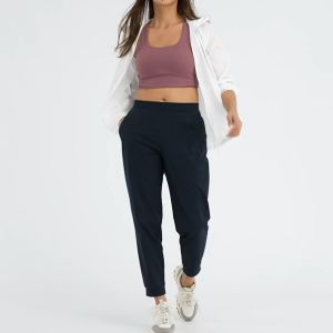 [Auth Uniqlo] Quần Thể Thao Jogger Co Dãn Bo Gấu Nữ - Tag Nhật