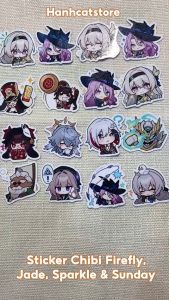 [Honkai Star Rail] Sticker Firefly Jade Sparkle và Sunday (16 hình)