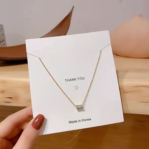 good 999 jewelry Fashion Design 18K gold Titanium steel zircon waist Necklace for women N8028