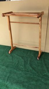 ราวตากผ้า ไม้สัก ขนาด กว้าง 42 ซม. ยาว 103 ซม. สูง 108 ซม.