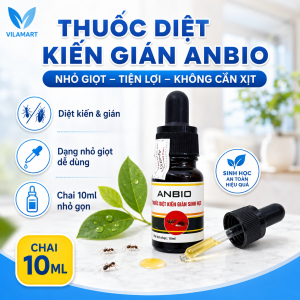 Chế phẩm diệt kiến gián sinh học Anbio chai 10ml an toàn hiệu quả tiết kiệm