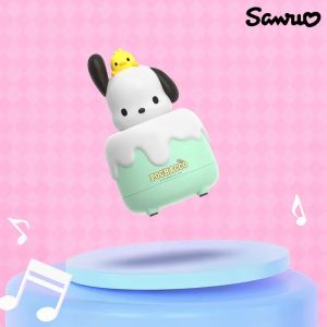 Sanrio | Sanrio Kuromi Desktop Bluetooth Speakers JS-0175 Cute Portable Loudspeaker With Night Light Pochacco Cinnamoroll For Gift