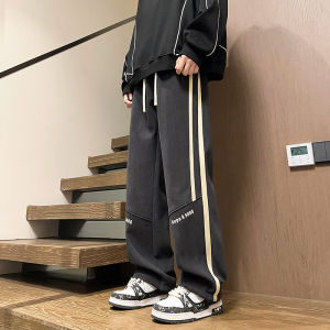 Quần Dài Ống Đứng Thường Ngày Cho Nam Học Sinh Trung Học Phổ Thông Quần Dài Thể Thao Rộng Rãi Thời Trang Mùa Thu