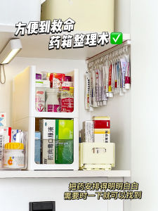 ตู้เสื้อผ้าติดประตูสำหรับเก็บยาทา ตู้ยา ชั้นวางยาทา รางดึงออกได้ กระดูกสันหลัง อุปกรณ์จัดระเบียบในครัวเรือน