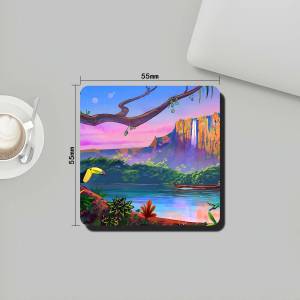 Venezuela Aesthetic Art Fridge Magnet Set Creative Square Decorative Adhesive Stickers Magnets For Festival Gift