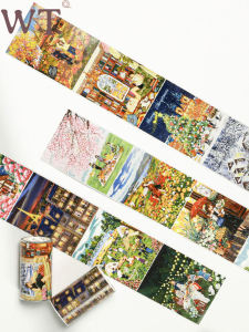 Vật Liệu Thủ Công Đặc Biệt Bằng Giấy PET Của WT Original Travel Scenic Tape Dành Cho Người Yêu Sách Và Văn Phòng Phẩm