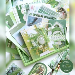 Bộ quà tặng phong cách cổ điển - sổ tay bìa cứng - bulletjournal chủ đề vintage độc đáo