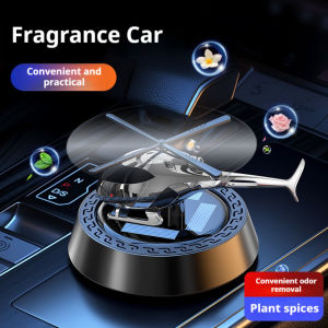 Car Solar Aircraft Aromatherapy Air Freshener Helicopter Solar Aromatherapy Ornaments Car Aromatherapy Machine To Remove Odor