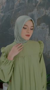 TANIVE DRESS by QUINZA || Gamis Cantik Berbahan Rayyon Cringcle Premium