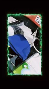 Anggona Apparel Topi Biru Snapback Motif Battle Ori