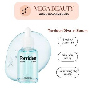 NHẬP KHẨU - Serum Cấp Nước Phục Hồi Da - Dưỡng Da Bóng Khỏe Torriden Dive-in 50ml