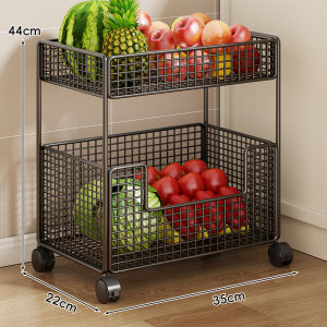 Multifunctional Moveable Kitchen Storage Rack