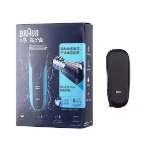 Máy Cạo Râu Điện Braun 3 Series ProSkin 3040S/3010S Dành Cho Nam Máy Cạo Râu Chuyển Động Qua Lại Có Tông Đơ Đa Năng 100-240V Có Thể Sạc Lại