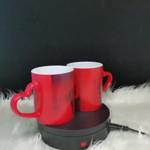 Cốc Sứ Thay Đổi Hình Ảnh In Theo Yêu Cầu Có Nắp