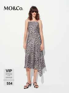 MO&Co. | Đầm In Hình Báo Điều Chỉnh Dây