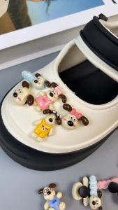 Bộ 14 Sticker Charm 3D chủ đề Puppy Mayto gắn Dép Cross Dép Sục Cá Sấu JB-211