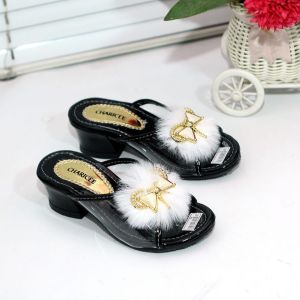 sandal anak perempuan kokop mika bulu pita wl 33