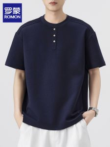 ROMON | Trendy Loose Men T-Shirt Summer New Arrival