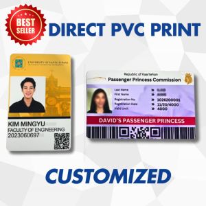 Pvc ID / ID CARD Customized / Personalized | Company ID | School ID | Loyalty Card | Back to Back