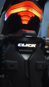 Motorcycle RGB LED Emblem Light Acrylic For Nmax Click Aerox