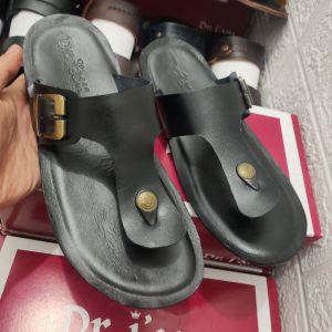 SANDAL KULIT PRIA DR. IAM 4038 COKLAT ( PRODUKSI SENDIRI )