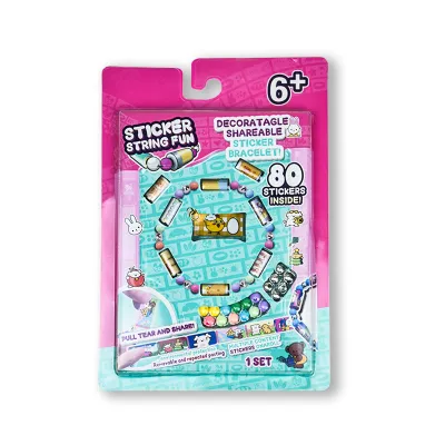 STICKI Rolls Sticki Bands - Wearable or Shareable Sticker Bracelet Includes 160 Mini Stickers | Over 1000 Sticker Designs