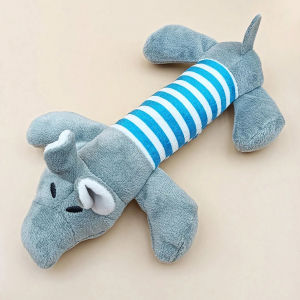 Interactive Pet Funny Plush Toys for Reduce Boredom Squeak Chew Puppy Toys for Teeth Cleaning Pet Supplies for Small Dogs Puppy