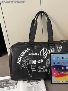 กระเป๋าออกกำลังกายขนาดใหญ่ กระเป๋าเดินทางลำลอง กระเป๋าเดินทางแบบลำลอง กระเป๋าสะพายไหล่ผ้าใบ กระเป๋าฮ็อบบี้ กระเป๋าสะพายไหล่แบบหนัง PU