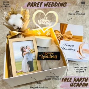 KADO PERNIKAHAN / KADO WEDDING / WEDDING GIFT / HADIAH WEDDING / HAMPERS GIFT KADO WEDDING PERNIKAHAN