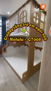 Giường tầng phong cách ngôi nhà đa dạng màu sắc & kích thước Nolulu - GT008