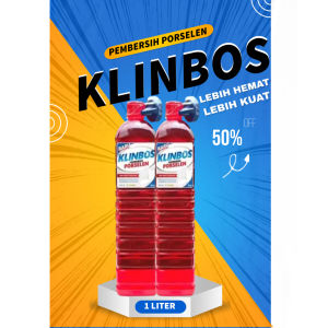 KLINBOS PORSELEN 1 LITER Pembersih Kerak 5X Lebih Kuat Untuk Kamar Mandipembersih kerak kamar mandipembersih kamar mandi pembersih kerak kamar mandicairan pembersih kamar mandipembersih kamar mandipembersih lantai keramik