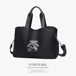 Lightweight Fashionable Short Trip Travel Bag Large Capacity Handheld Womens Outdoor Travel Bag Sweet Lady Style Oxford Cloth