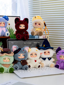 Cute Plush Doll Wolf Series Toys Hanging Ornament Collectible Figures Soft Stuffed Toys for Children And Teenagers