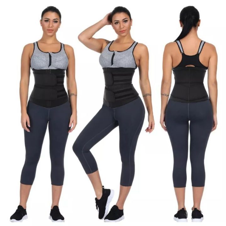 Cheap Plus Size S-6XL Women Slimming Ultra Belly Fat Burn Body Shaper  Compression Abdominal Trainer Fitness Belt Waist Trimmer Wrap for Weight  Loss