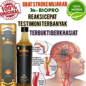 M Biopro Original Obat Stroke Sebelah Kanan l Obat Stroke Sebelah Kiri 380 ml Reaksi Cepat Terbukti Mujarab