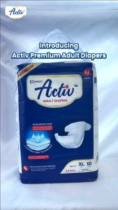 Activ Premium Adult Diapers Super High Absorption - Size M 10s