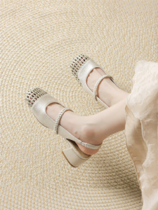 Josiny | Braided Covered Summer Casual Mary Jane Sandals
