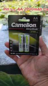 Pin sạc AA Camelion Lockbox Recharge 1.2V dung lượng 2700mAh (vỉ 2 viên) - Hàng chính hãng