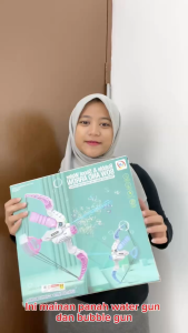 Mainan Anak BUBBLE&SHOOT WATER BOW AND ARROW BLISTER BOW KDL-27 Mainan Gelembung Panah Bubble Anak Mainan Anak Perempuan - Mainan Anak Laki Laki
