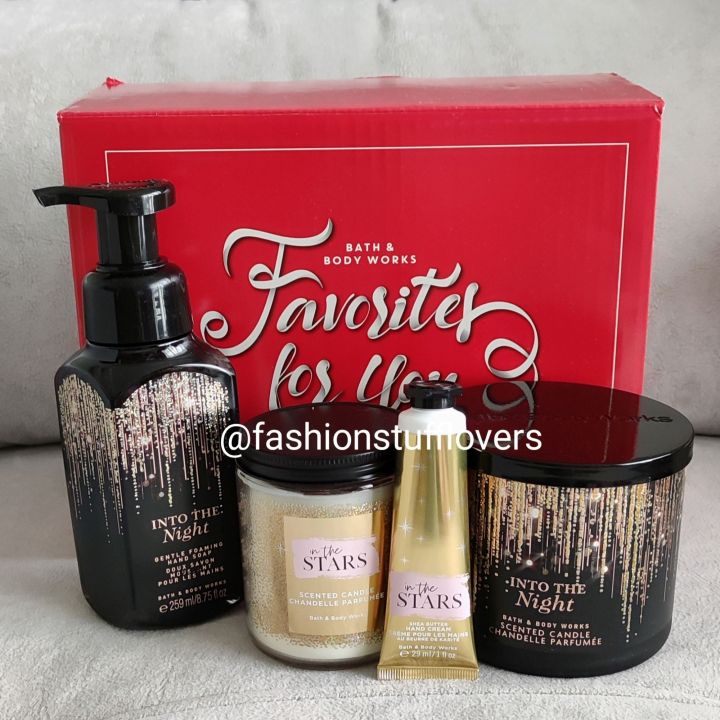 CHEAPEST SALE Limited Bath & Body Works gift set into the night combo