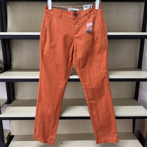 Baleno Mens Slim Fit Casual Pants Pure Cotton Lightweight Straight Leg Long Trousers Spring Summer New Arrival 88612029