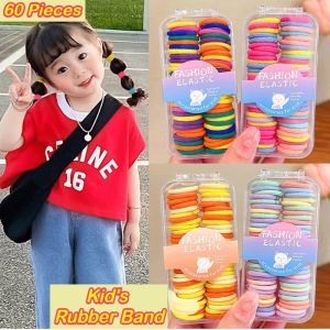 Childrens Candy Color High Elastic Rubber Band Cute Colorful Ponytail Hair Ring Hair Accessories
