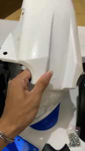 Spakbor Depan Model Ninja Fi & Sambungan Universal Vixion R15, CB150R Byson Megapro, & Versa Motor Lainnya